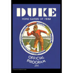 2021 Vintage Duke Blue Devils Football Calendar Asgard Press