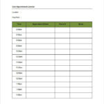 24 Appointment Schedule Templates DOC PDF Free