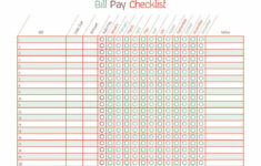 4 Best Printable Monthly Bill Payment Schedule