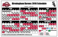Birmingham Barons Schedule 2016