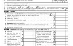Blank Form 1040 Schedule C 1040 Form Printable