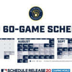 Brewers Release 2020 60 game Schedule