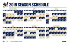 Milwaukee Brewers Schedule 2021 Printable