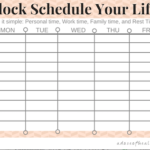 Build The Life You Want To Build With A Block Schedule