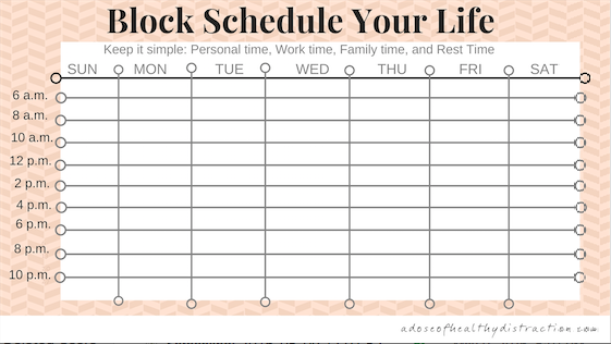 Build The Life You Want To Build With A Block Schedule 