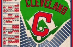 Cleveland Indians 2021 Schedule Print Etsy