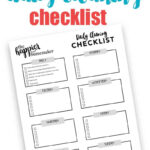 Daily Cleaning Schedule Printable The Happier Homemaker