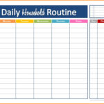 Daily Schedule Maker Task List Templates