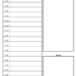 Daily Schedule Template New Blank Edit Fill Sign