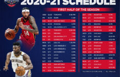 Download A Printable Pelicans 2020 21 Schedule