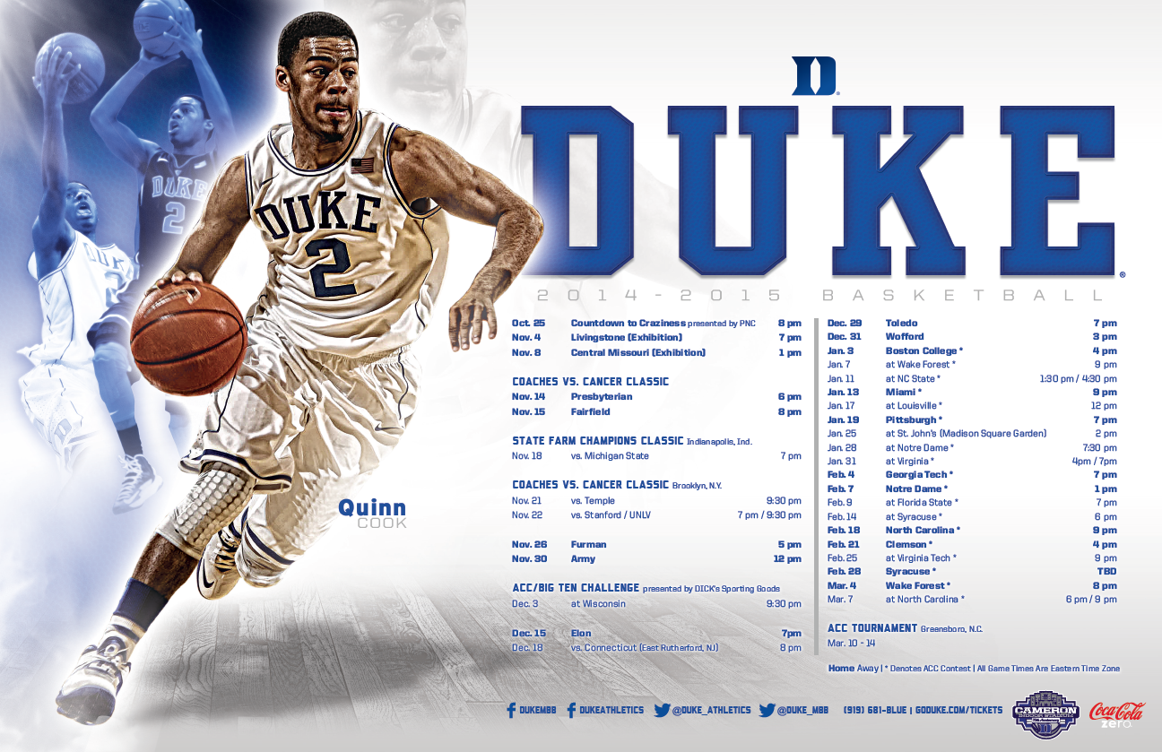 Duke Basketball Schedule 2021 20 Printable Printable Schedule