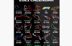 Formula 1 2021 Schedule Printable Calendar Printables