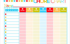 FREE 9 Kid S Chore Schedule Templates In PDF MS Word