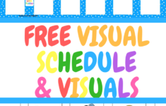 Free Printable Daily Visual Schedule Little Puddins
