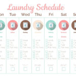 Free Printable Laundry Schedule Fillable To Let You List