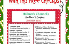 Hallmark Countdown To Christmas 2020 Schedule Is HERE In