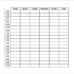 Hourly Schedule Template 11 Free Sample Example Format