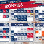 IronPigs Release 2018 Regular Season Schedule MiLB