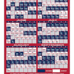 Minnesota Twins Baseball Team Schedule Magnets 4 X 7