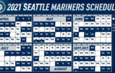 MLB Releases 2021 Schedule Mariners Set To Open At T