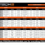 P90X3 Classic Schedule P90X3WorkoutSchedule