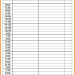 Printable Blank Daily Schedule Template 4 TEMPLATES
