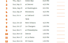 Printable Chicago Bears Schedule 2019 Season Chicago