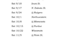Printable Iowa Hawkeyes Football Schedule 2016 Usc