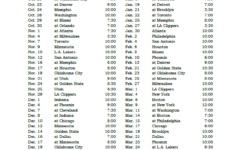 Printable Sacramento Kings Schedule Download Them And