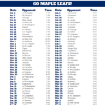 Printable Schedule Nhl Download Them And Try To Solve