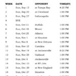 Printable Tennessee Titans Schedule 2015 Football Season