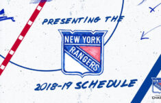Rangers Announce 2018 19 Schedule NHL