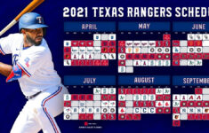 Rangers Notes 2021 Schedule Summer Camp Night Games