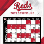 Reds Schedule 2021 Calendar 2021 Calendar