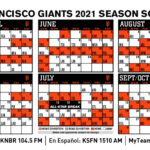 San Francisco Giants Release 2021 Schedule San Francisco