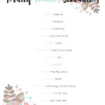 Summer Schedule For Toddlers With Free Printable