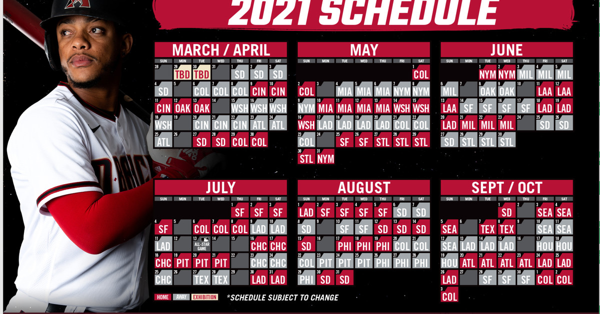 The Diamondbacks Release 2021 Schedule AZ Snake Pit