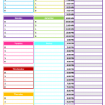 1 2 3 Neat Tidy Daily Schedule Free Printable Daily