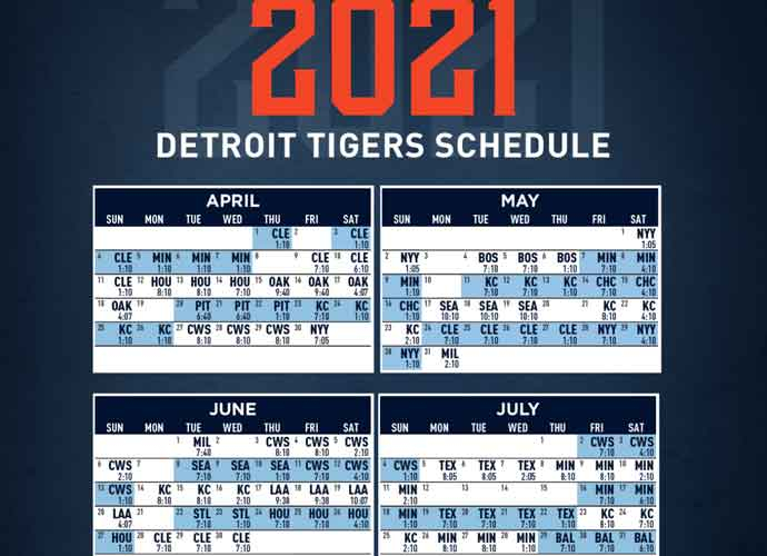 2021 Detroit Tigers Team Schedule Tickets Available