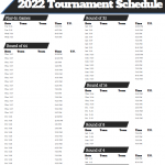 2021 NCAA March Madness Tournament TV Schedule Printable