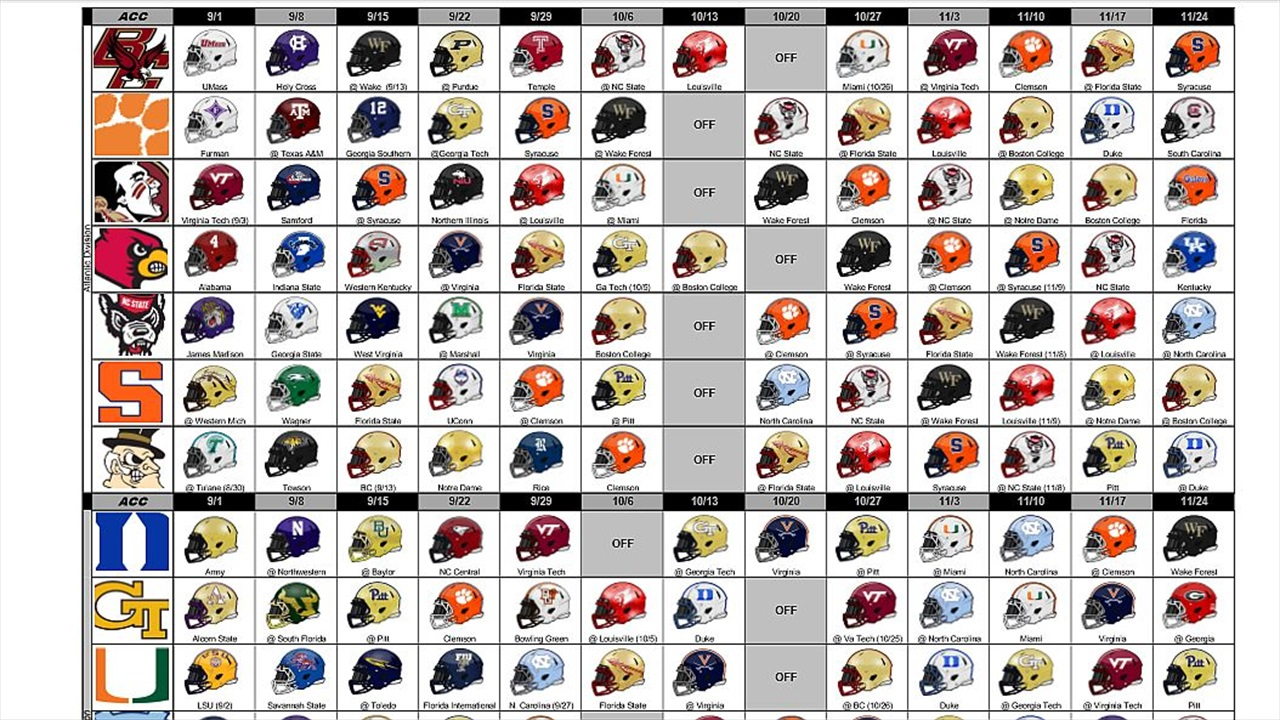 2021 Sec Football Helmet Schedule Printable 