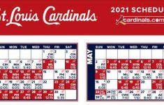 2021 St Louis Cardinals Team Schedule Batting Order