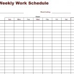 7 Best Free Printable Weekly Work Schedule Printablee