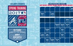 Atlanta Braves 20th Annual Spring Training Schedule At