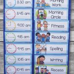 Back To School Printables Preschool Classroom Schedule