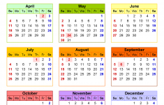 Calendar 2021 Canada Calendarpedia