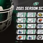 CFL Releases Comeback 2021 Schedule Saskatchewan