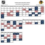 Chicago Blackhawks 2021 NHL Season Schedule Start Times