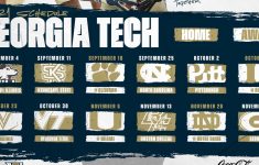Georgia Tech Football 2021 Schedule Released From The