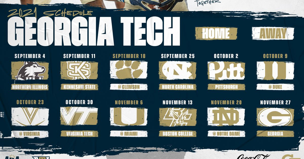 Georgia Tech Football 2021 Schedule Released From The 